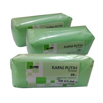 Kapas Putih Pembalut OneMed 25gram