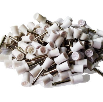 Prophy Cups Latch Style Flat 4 web White