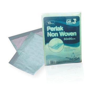 Perlak Nonwoven U-Pad Dr-J 60x90cm OneMed pak isi 10lbr