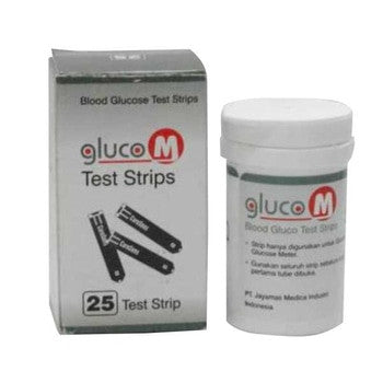 Strip Gluco M OneMed Blood Glucose Monitor isi 25
