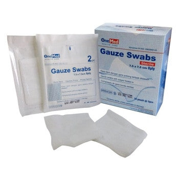 Kasa Steril Gauze Swabs 7,5x7,5cm 8ply OneMed