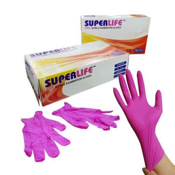 Nitrile Gloves Pink