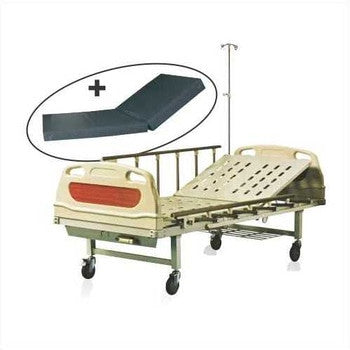 Bed Ranjang Pasien ABS 1 crank/putaran+Matras