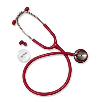 Stethoscope Dewasa Stainless Burgundy OneMed