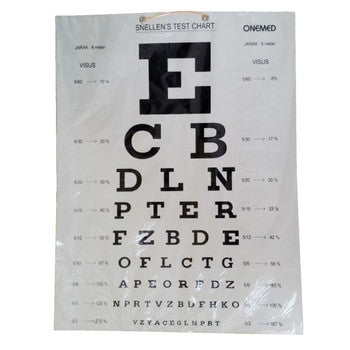 Snellen Test Card OneMed