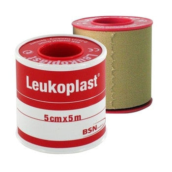 Plester Kain Leukoplast 5cmx5m 1624 BSN rol