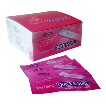 Tes Hamil Quick&Sure OneMed box isi 25pcs
