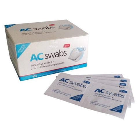 AC Swabs Alkohol Swabs OneMed box 100pcs