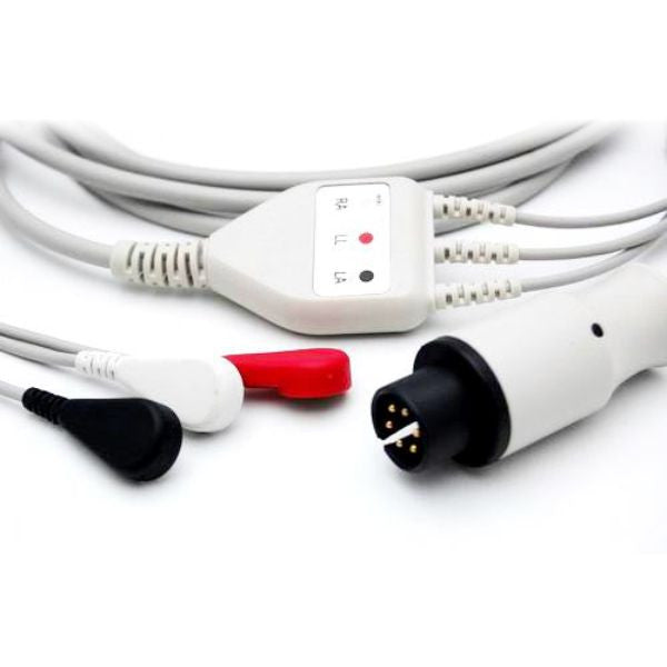 AM Kabel ECG 3 lead 6 pin Pasien Monitor